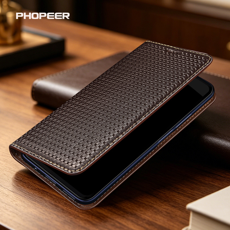 Luxury Bags Eu - Luksusowe skórzane etui na telefon Redmi