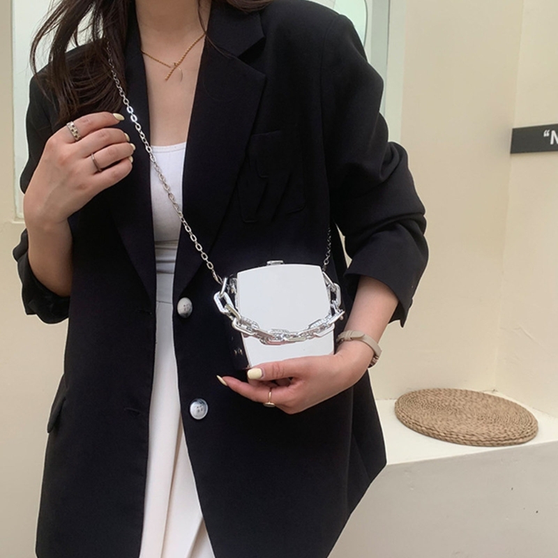 Luxury Bags Mini - Mini luksusowe złote imprezowe wieczorowe sprzęgło