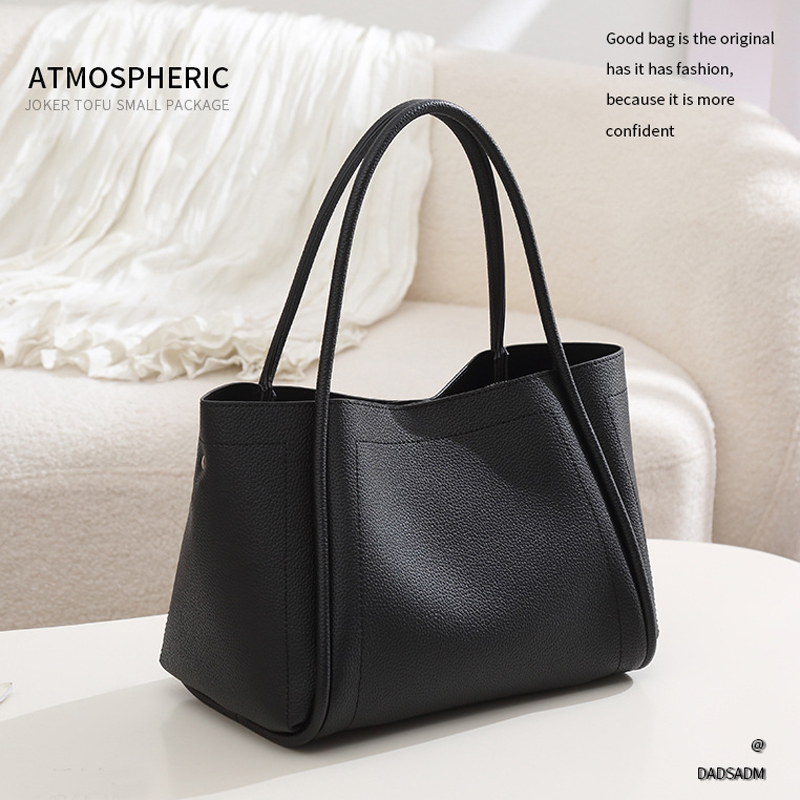 Luxury Bags Eu - Nowa Torba Koszykowa z Miękkiej Skóry