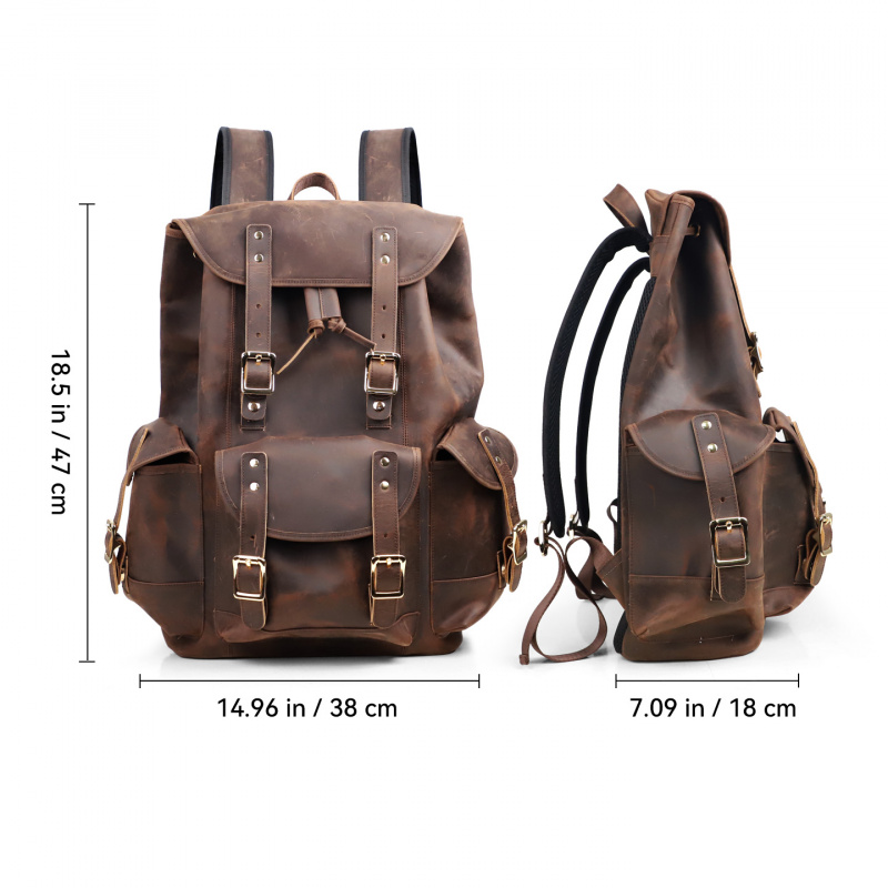 Nowości Skórzany Plecak Luksus – Luxury Bags For School recenzja i cena