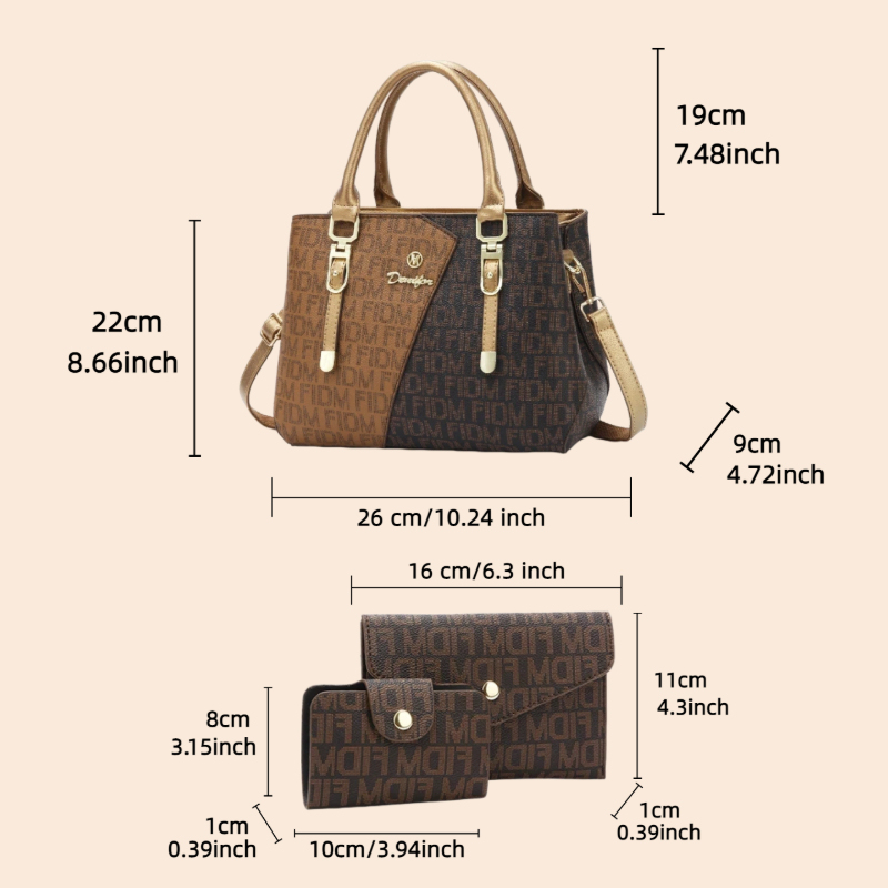 3-częściowy zestaw torebek dam – Luxury Bags & Leather Repair Of Atlanta Reviews recenzja i cena