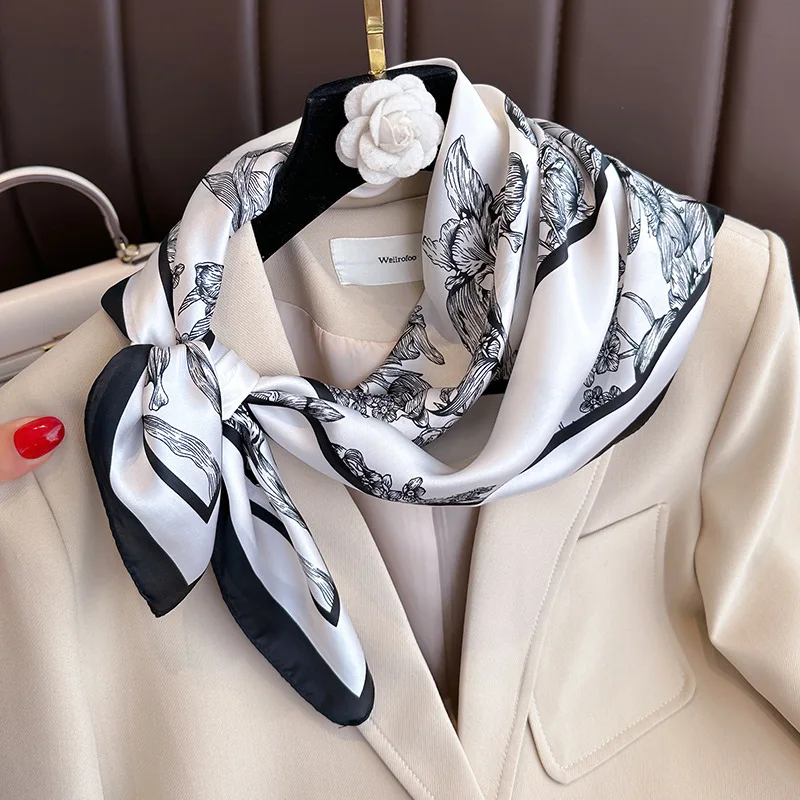 70*70cm luksusowy kwiatowy nad – Luxury Bags Expensive recenzja i cena