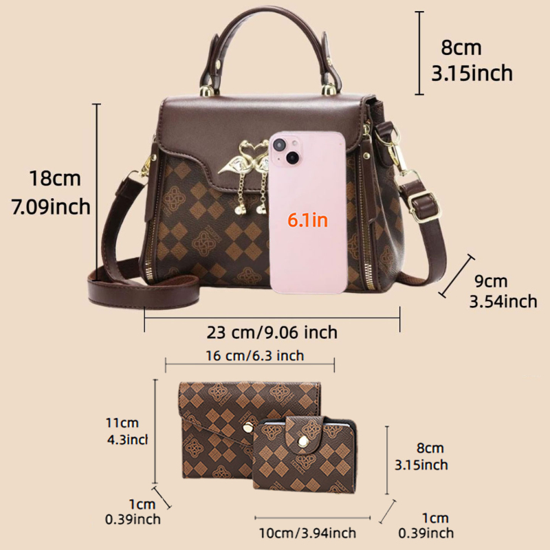 3-częściowy zestaw torebek dam – Luxury Bags & Leather Repair Of Atlanta Reviews recenzja i cena